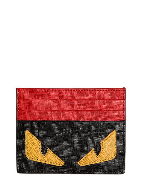 fendi monster credit card case|Fendi card holder for women.